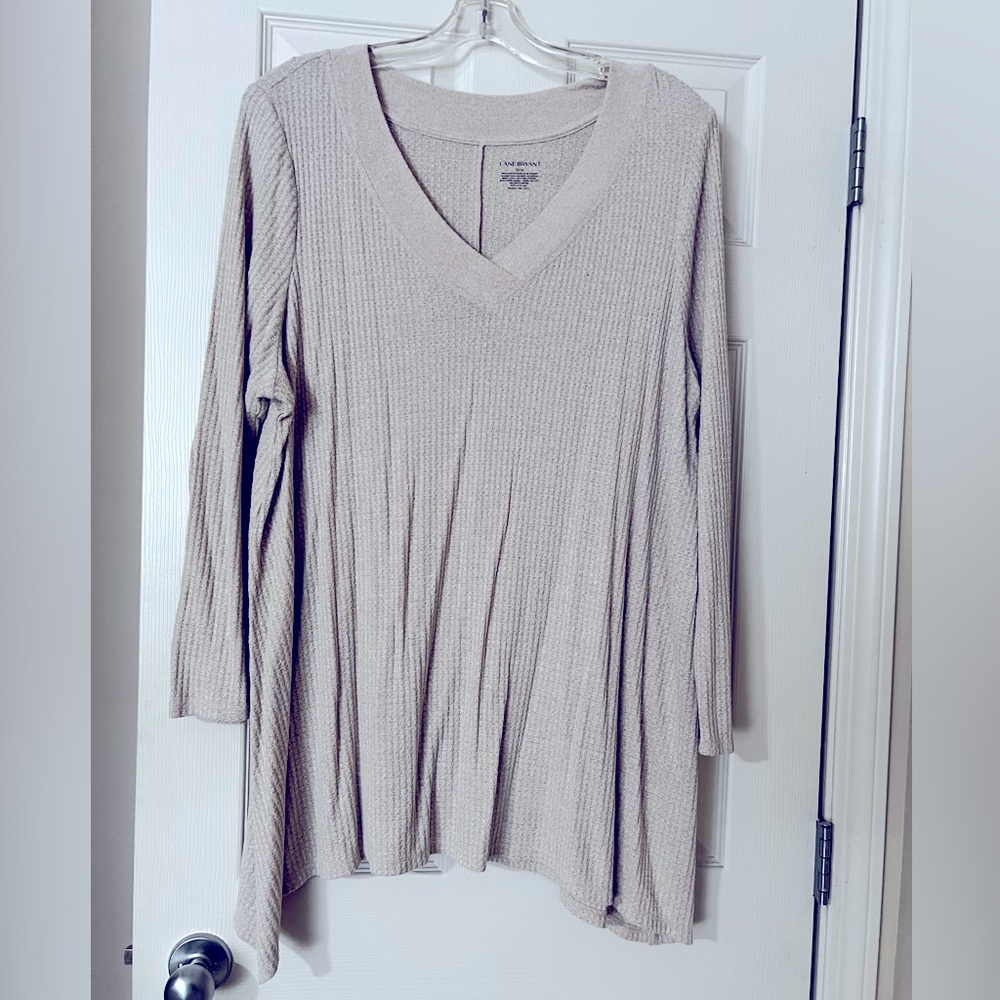 Lane Bryant Waffle Knit Tunic Top - 22/24